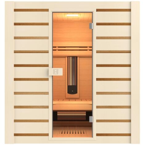 Sauna combinata infrarossi e a vapore Hybride Combi