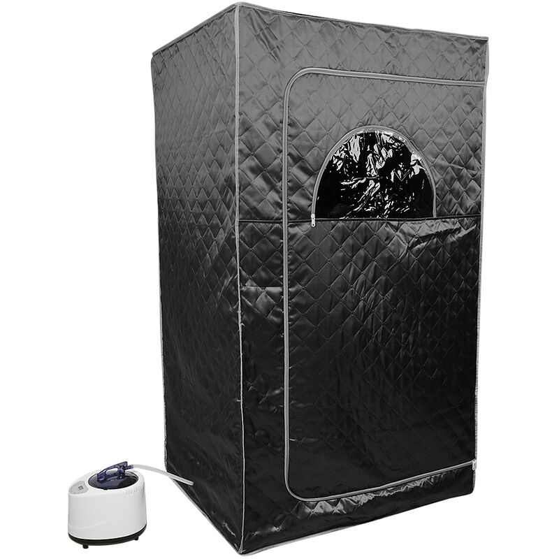 Sauna de Vapor portátil 2.5L 1000W Cabina de sauna de vapor plegable con sauna vaporizador Caja de Sauna portátil Tienda de Sauna plegable para