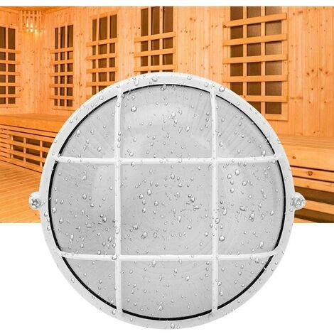 Sauna lampe-déflagrant Anti-haute température humidité Preuve ronde Lampe Accessoire for E27 fil Sauna