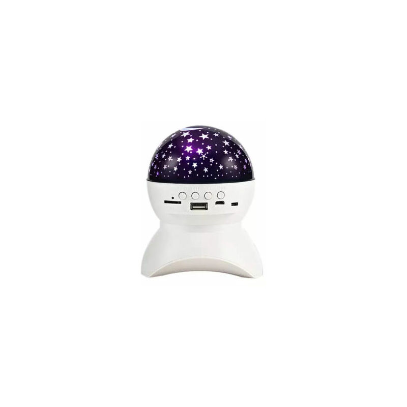 Image of Lampada Sfera Proiettore Stelle Luna Led Con Speaker Bluetooth Xy-890 sus