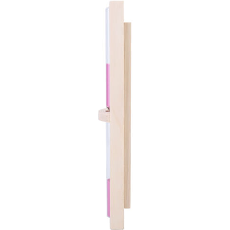 Sauna-Sanduhr, 15 Minuten, Glas-Sanduhr, Holz-Sanduhr mit rosa Sand, Wand-Sanduhr