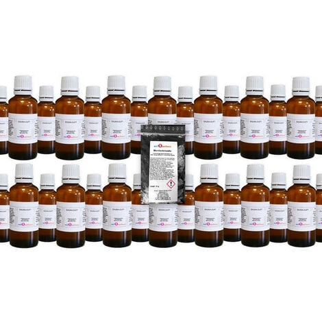 Saunaaufguss Box 50 x 15ml plus 10g Mentholkristalle