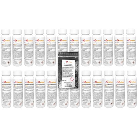 Saunaaufguss Set 24 x 125 ml Klassik+Frucht plus 10g Mentholkristalle
