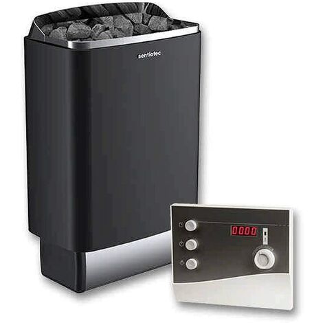 Saunaofen mit 9,0 kW Heizleistung inkl. externer Steuereinheit
