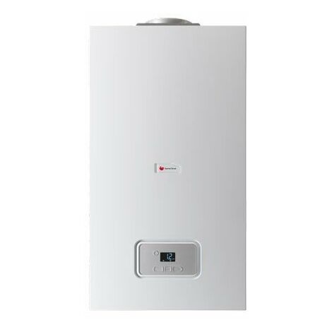 Saunier Duval – Chaudière gaz à basse température 25kW – Classe énergétique A – Débit 11,7 l/min – Température réglable 35-60°C
