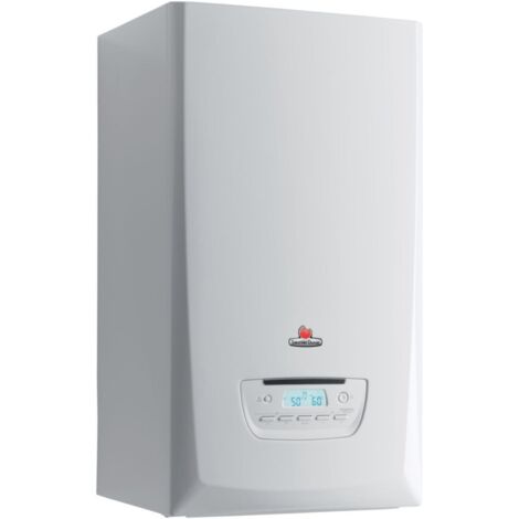 Saunier Duval – Chaudière gaz à condensation 30 kW – Technologie Microfast pour débit d'eau chaude immédiat – Évacuation ventouse – Classe énergétique A