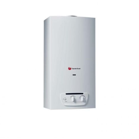 Saunier Duval – Chauffe-bain OPALIA C11G CYCLO Bas NOx – Gaz naturel – Débit 11 l/min – Installation murale – Émissions NOx < 56 mg/kWh