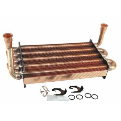 Saunier Duval – Echangeur thermique 4 plaques – Longueur 600mm – Largeur 200mm – Pour chaudières THEMAPLUS C25E