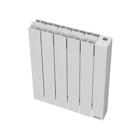 Sauter – Radiateur à inertie fluide 1000W – Surface de chauffe 10 m² – Corps de chauffe en huile minérale – Régulation électronique précise