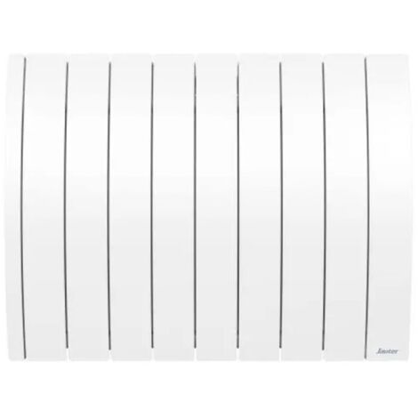 Sauter – Radiateur électrique connecté horizontal 1500W – Inertie fluide pour chaleur douce – Surface chauffée 15m² – Pilotage via application Cozytouch