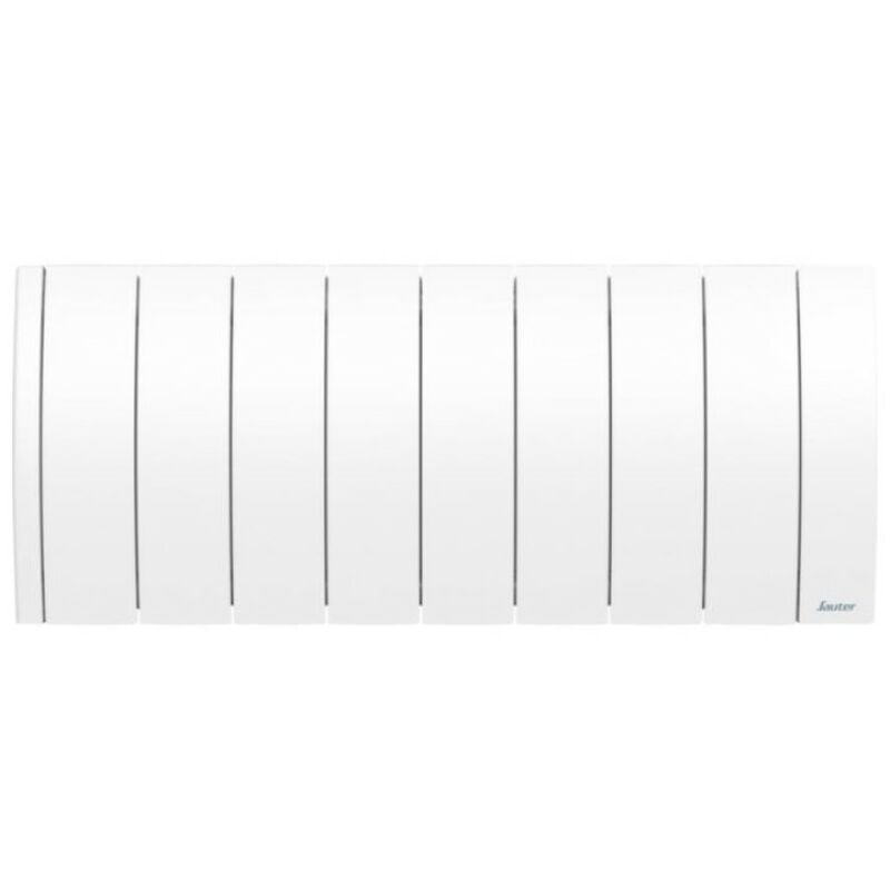 Sauter - Radiateur électrique connecté ipala bas 1000W blanc - inertie fluide