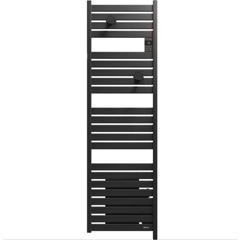 Sauter – Sèche-serviette électrique 1750W – Technologie 3CS pour serviettes sèches – Pilotage à distance via application – Surface de chauffe 7m² – Acier anthracite