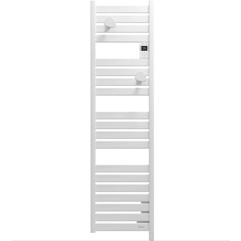 Sauter – Sèche-serviettes électrique inertie fluide 500W – Largeur 400mm – Surface de chauffe 4m² – Programmable et pilotable à distance