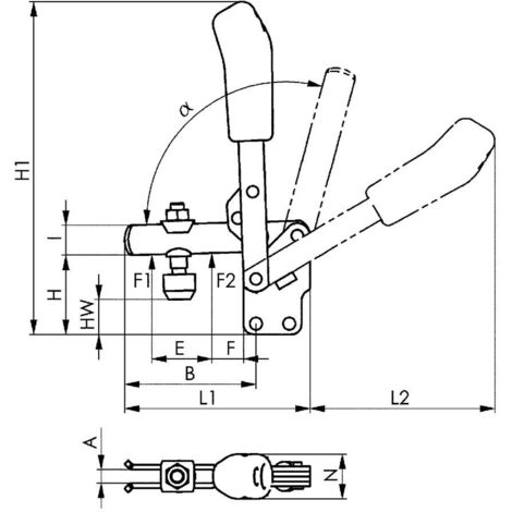 Sauterelle poussée 6802 T.3 AMF 1 PCS