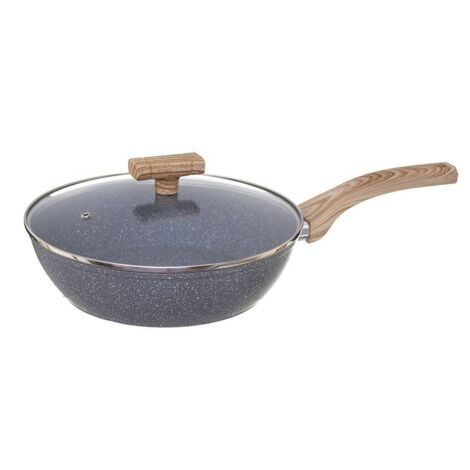 Sauteuse 24 cm en aluminium forgé naturel 5five