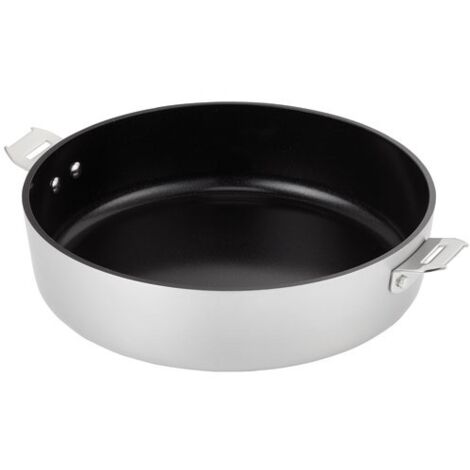 Wok salvaspazio+ inox non revetu 30cm argent Lagostina | La Redoute