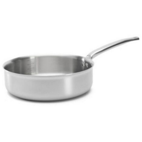 Sauteuse inox 28cm sans couvercle - De Buyer - 3602.28