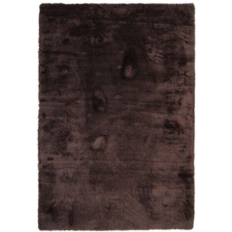 Tapis shaggy à poils longs 160x230 cm – Doux en polyester 100% – Épaisseur 20 mm – Entretien facile avec aspirateur – Thedecofactory