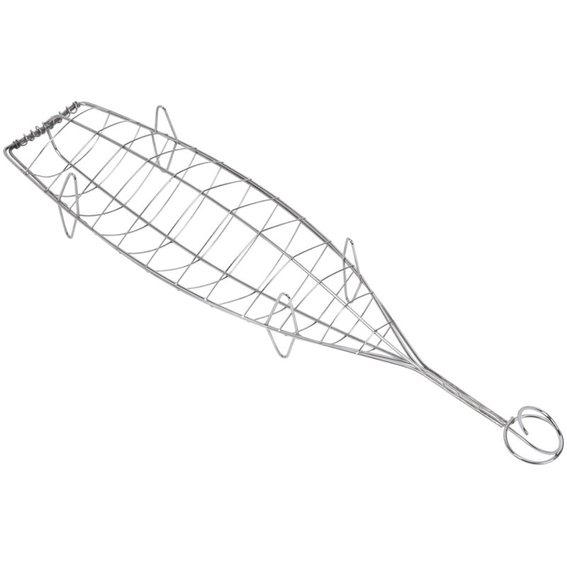 Gril Pour Poisson En Acier Inox.. 13.5x54cm Sauvic