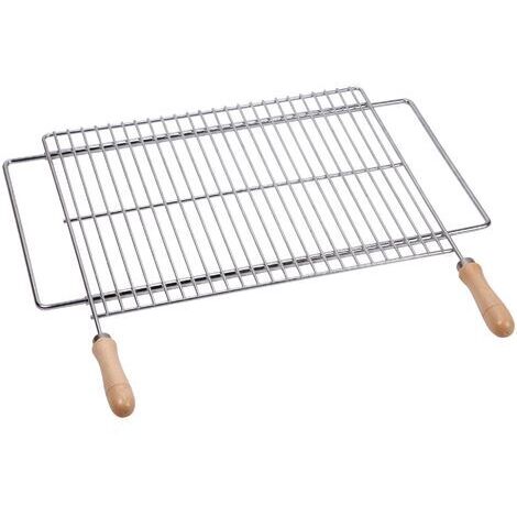 Sauvic 02820 Griglia Barbecue Estensibile da 72,5 a 82,5x40 cm, Inossidabile 18/8