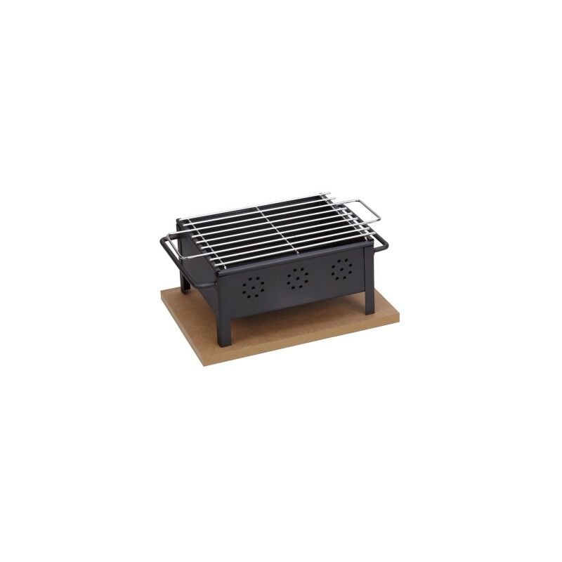 Sauvic - Barbecue da tavolo 25x20 cm (griglia inox) 2905