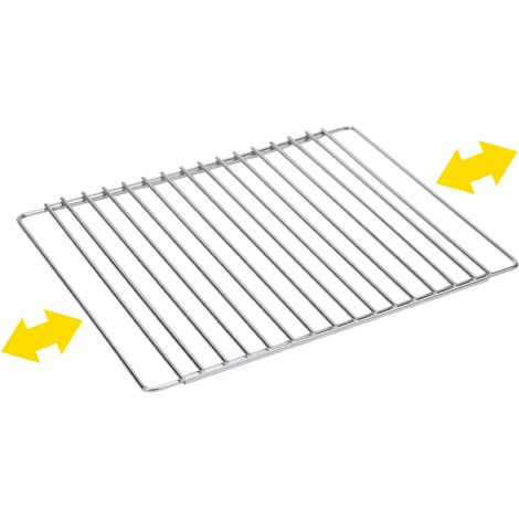 Sauvic Griglia per Forno Professionale cromata Estensibile da 42 a 60 cm