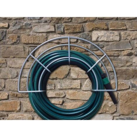 SAUVIC soporte manguera gris pequeño , Soporte manguera plástico gris pequeño Acero recubierto de plástico anticorrosivo Largo 365mm - Ancho 125mm - Alto 185mmCapacidad