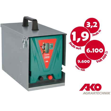  Savanne 2000 12 V Weidezaungerät inkl. Metallbox, 1,9 Joule