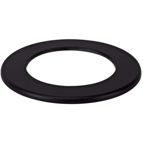 Save Anello Da Parete Per Stufa A Legna Porcellanato Plus Light Col. Nero Opaco Ø Cm. 15