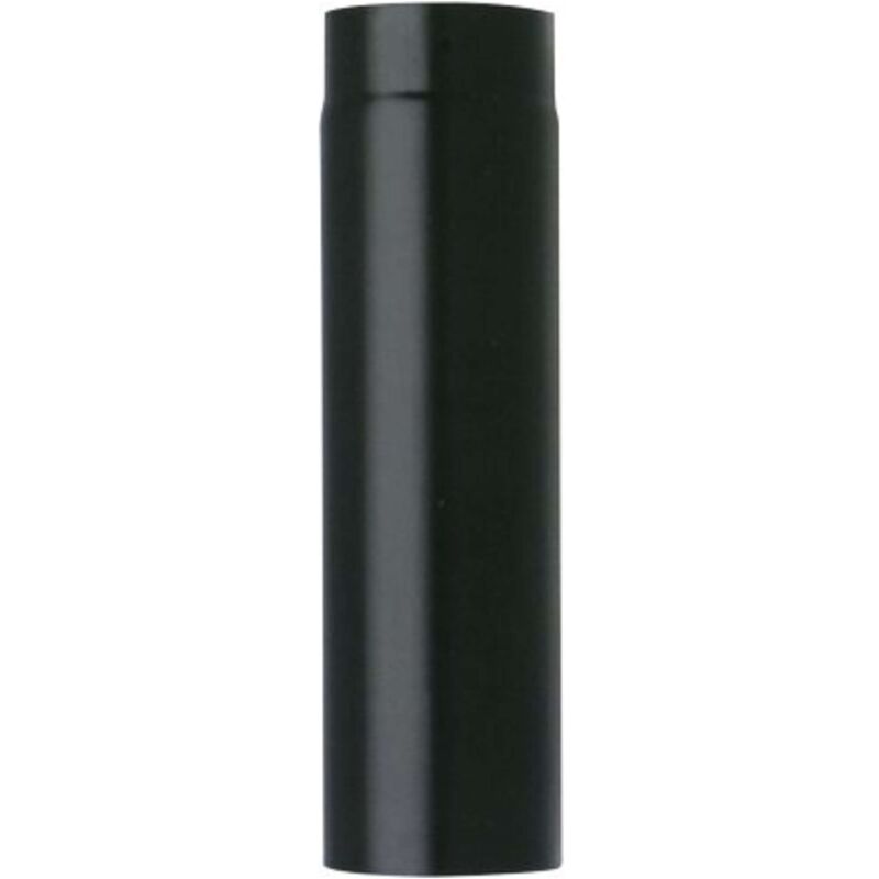 Save Tubo Plus Light Per Stufa Nero Opaco Cm.15x100, Mm.0,7