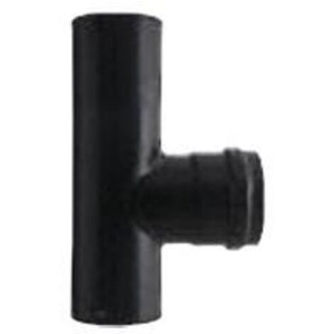 Save Raccordo A T Per Stufa A Pellet Light (M/F) Senza Guarnizione Col. Nero Opaco Ø Cm. 8