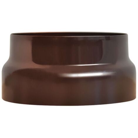 Save Riduzione Per Stufa A Legna Porcellanato Classic Col. Marrone Ø Cm. 14X13