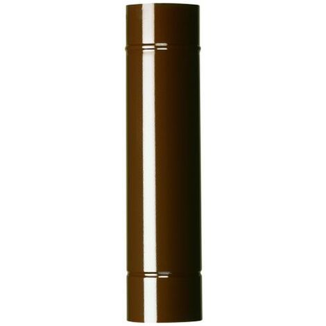 Save TUBO PER STUFA A LEGNA PORCELLANATO CLASSIC Col. Marrone Ø cm. 14x 25 6 PZ