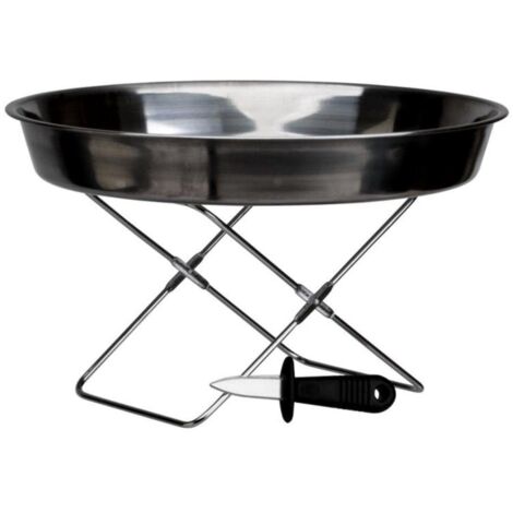 Saveur et Degustation, Piatto da frutti di mare con supporto + Coltello per ostriche