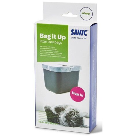 Savic Bag it up Bolsas de basura - Hop In bags 39cm x 58,5cm 6 uds.