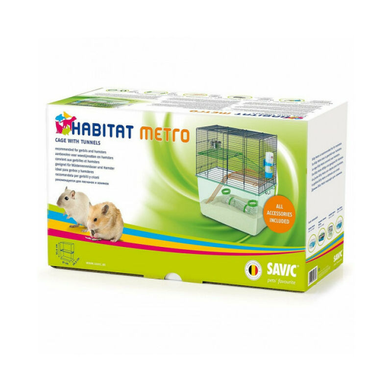 Cage Habitat Metro Savic pour gerbilles et hamsters