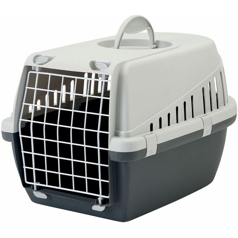 Chadog - Cage de transport Trotters grise Taille : l
