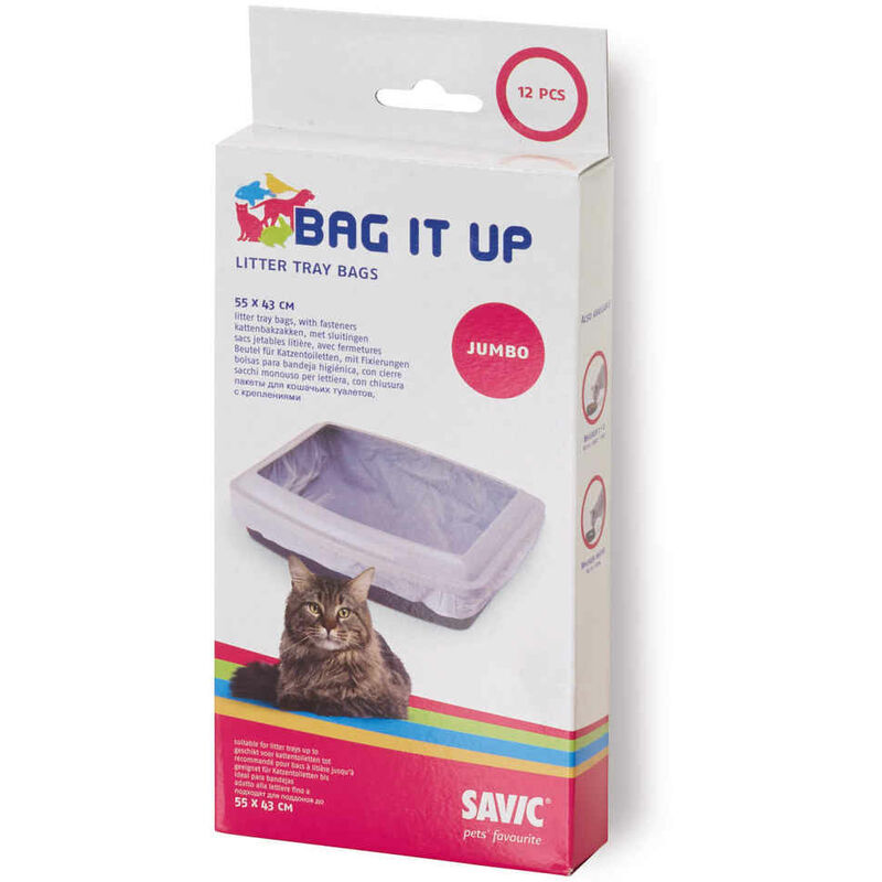 Savic Sac En Plastique Bag It Up Giant Pour Litiere Nestor Et Jumbo X6