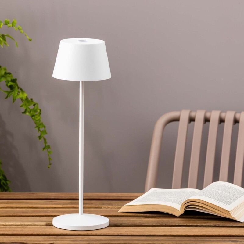 Savina Lampe portable blanche