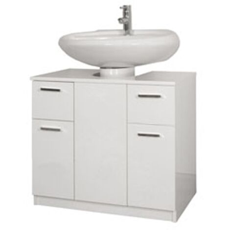 SAVINI Mobile Sotto Lavabo Copri Colonna Bianco