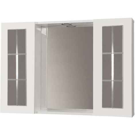 Savini Specchiera Inglesina - Bianco Laccato - 91x16x63.5 cm