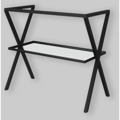 Savinidue CAVALLETTO METALLICO NERO OPACO 80 cm 2631