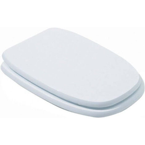 SAVINIDUE - Coprivaso/sedile in resina poliestere bianco - serie: square