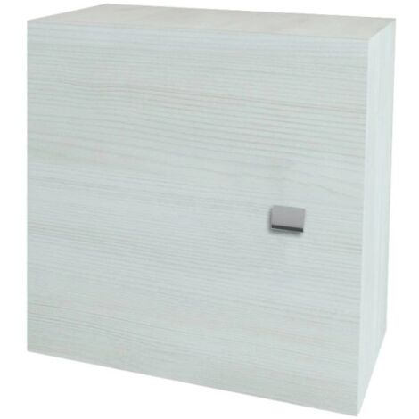Savinidue Pensile Cubo Zaffiro - Rovere Bianco - 45 cm
