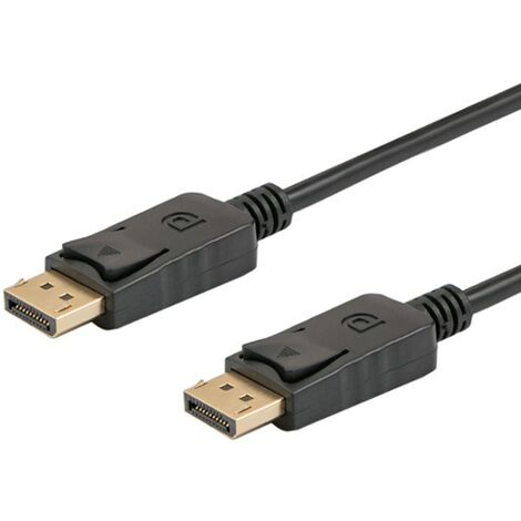 Savio CL-136 câble DisplayPort 2 m Noir