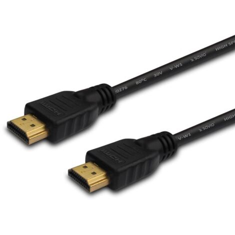 Savio CL-38 câble HDMI 15 m HDMI Type A (Standard) Noir
