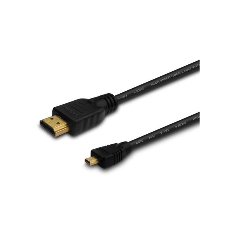 

cl-39 hdmi cable 1 m hdmi type a (standard) hdmi type d (micro) black - Savio