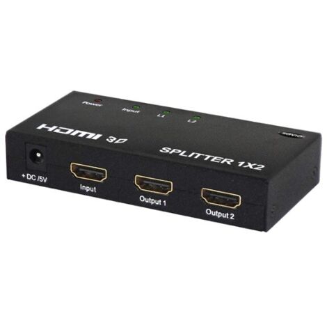 SAVIO cl-42 - Splitter HDMI 2 porte, 36 bit