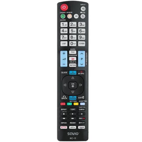 SAVIO RC-11 TELECOMANDO IR WIRELESS TV PREMI I PULSANTI
