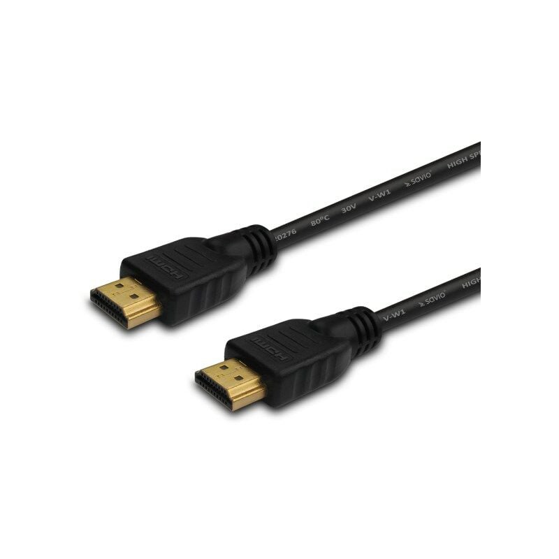 Savio - CL-38 câble hdmi 15 m hdmi Type a (Standard) Noir